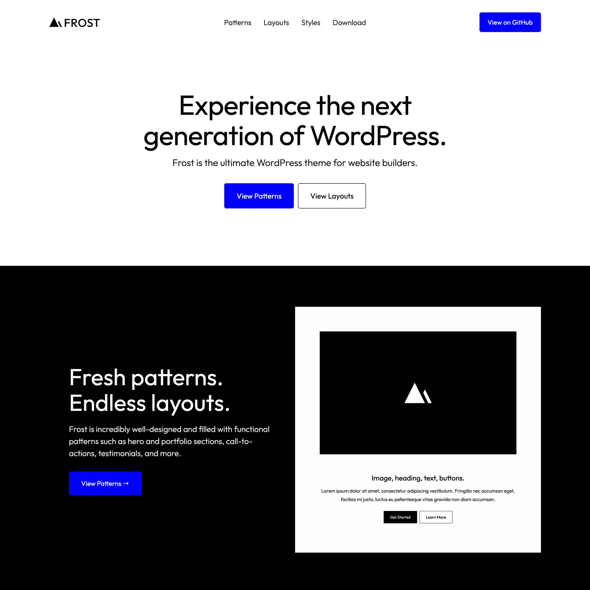 Frost - WordPress Theme